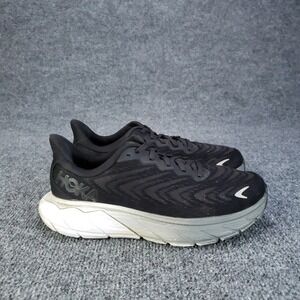Hoka One‎ One Arahi 6 Shoes Womens Size 7 Black Running Sneakers 1123195 BWHT